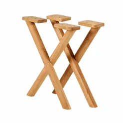 CASA ACACIA Pieds De Table V Set De 2 Naturel