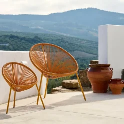 Enfant CASA ACAPULCO Chaise Pour Enfants Jaune