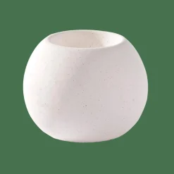 CASA ALBA Support Bougie Chauffe-plat Blanc