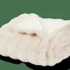 CASA ALVA Plaid Blanc Cassé