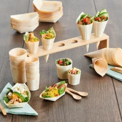 CASA APERO ECO Coupelles Set De 20 Naturel
