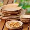 CASA ARECA LEAF Bols Set De 6 Naturel