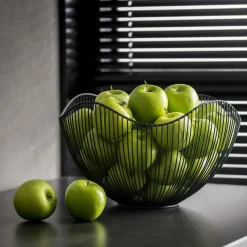 CASA ASTER Corbeille à Fruits Noir