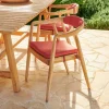 CASA AUGUST Coussin D'assise Rouge
