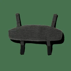 CASA AUGUST Coussin Dossier Noir
