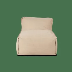 CASA BAGIE Fauteuil Pouf Poire Beige