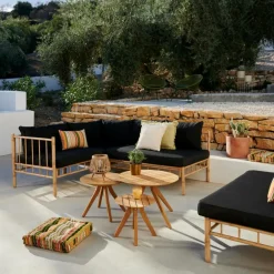 CASA BAMBOLETTE Banc Lounge Aspect Bambou