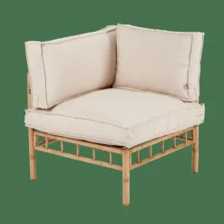 CASA BAMBOLETTE Fauteuil De Coin Aspect Bambou