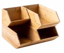 CASA BAMBOO Boîte à Mouchoirs Naturel