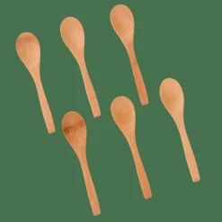 CASA BAMBOO Cuillères Set De 6 Naturel