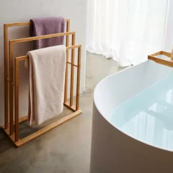 CASA BAMBOO Porte-serviettes Naturel