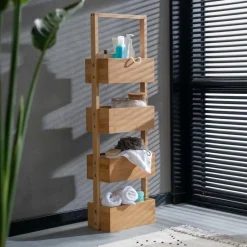 CASA BAMBOO Étagère De Rangement XL Naturel