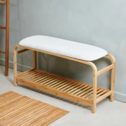 CASA BAMBOO Tapis De Bain Naturel