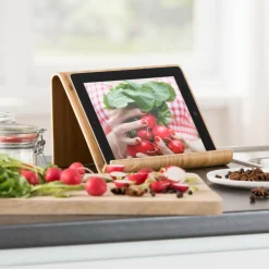 CASA BAMBUS Support Tablette Et Livre Naturel