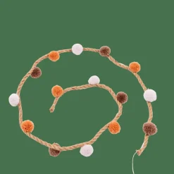 CASA BASIL Guirlande Lumineuse Diverses Couleurs, Blanc, Brun, Terre Cuite