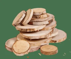 CASA BIRCH Déco Bouleau 15 Pièces Naturel