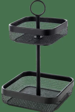 CASA BLACK LUNAR Panier Carré 2 Pièces Noir