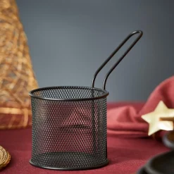 CASA BLACK Panier à Servir Noir