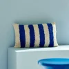 CASA BLUES Coussin Bleu