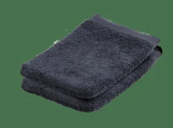 CASA B-LUX Gants De Toilette Set De 2 Gris