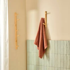 CASA B-LUX Tapis De Bain Bordeaux