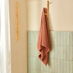 CASA B-LUX Tapis De Bain Bordeaux