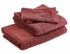 CASA B-LUX Tapis De Bain Bordeaux