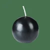 CASA BOLA Bougie Boule Noir