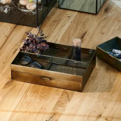 CASA BRASS Organisateur De Bureau Bronze