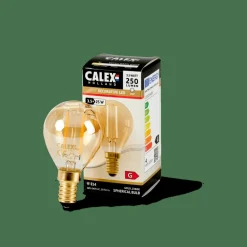 CASA CALEX Ampoule à Filament E14 Doré
