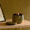 CASA CERAMIC Bougie En Pot Bleu