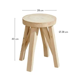 CASA CILINDRO Bougie Cylindrique Ivoire