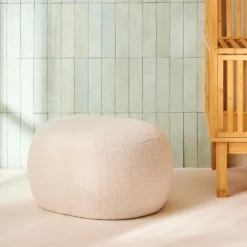 CASA COCO Pouf Blanc