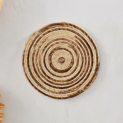 CASA CORN Set De Table Brun, Naturel