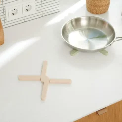 CASA CUISINO Dessous-de-plat Pliable Sable