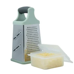 CASA CUISINO Râpe Tour Avec Récipient Menthe