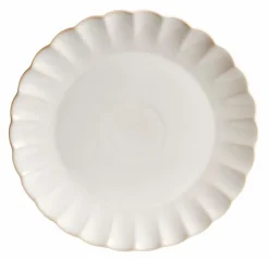 CASA DAHLIA Assiette Blanc