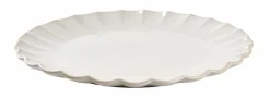 CASA DAHLIA Assiette Blanc
