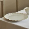CASA DAHLIA Assiette Blanc