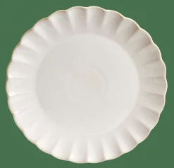 CASA DAHLIA Assiette Blanc