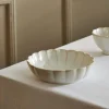 CASA DAHLIA Assiette Creuse Blanc