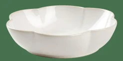 CASA DAHLIA FLOWER Assiette Creuse Blanc