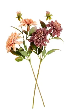 CASA DAHLIA Tige De Fleurs Pêche