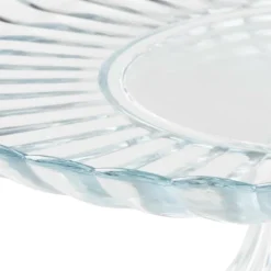 CASA DAHLITA Plat à Gâteau Transparent
