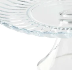 CASA DAHLITA Plat à Gâteau Transparent