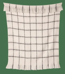CASA DIAMA Plaid Blanc