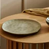CASA EARTH LAGOON Assiette Plate Vert Clair