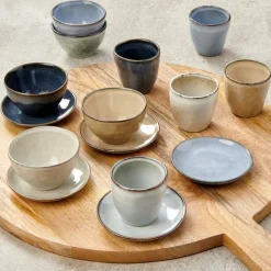 CASA EARTH MARL Assiette Crème