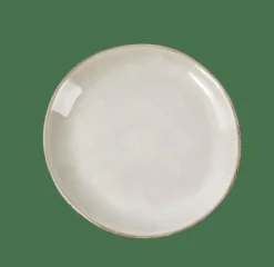 CASA EARTH MARL Assiette à Dessert Crème