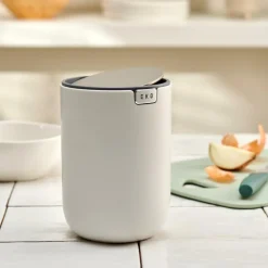 CASA EKO Mini Poubelle De Table 1,5l Blanc